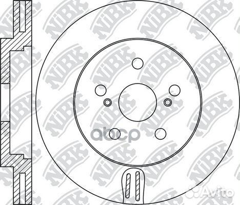 Диск тормозной lexus GS 350 06- RN1498SET NiBK