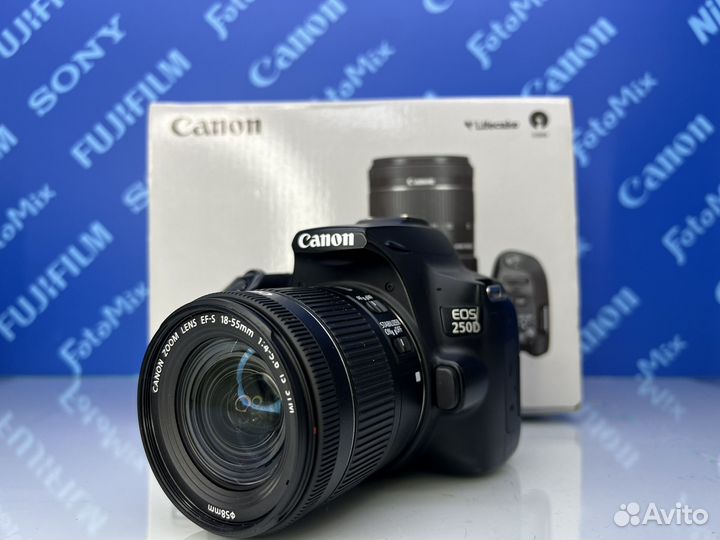 Canon eos 250d kit 18-55mm stm (sn:3087) 1089к