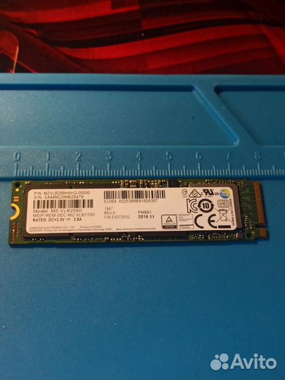 Ssd Samsung M2 nvme 256GB