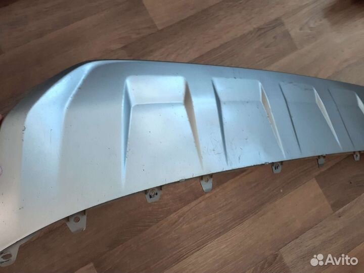 Накладка бампера Audi Q7 2 4M 2015 передняя нижняя