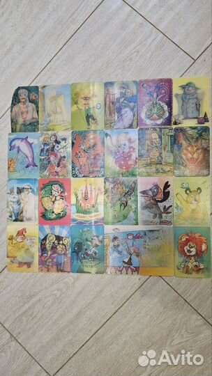 Переливные календарики СССР