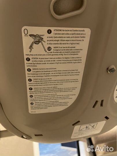 Стульчик для кормления от 0 chicco