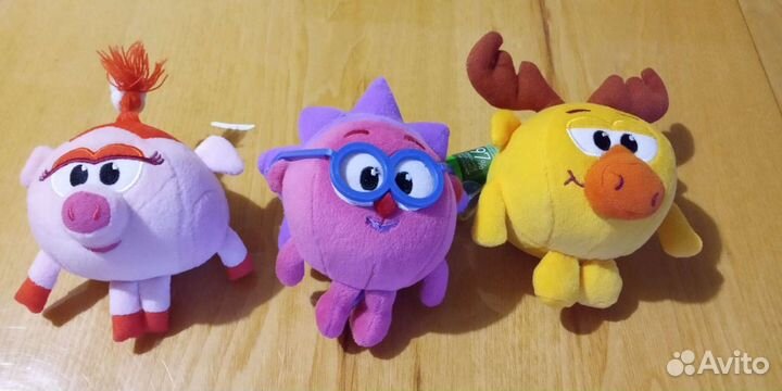 Продам новые 3 игрушки смешарики
