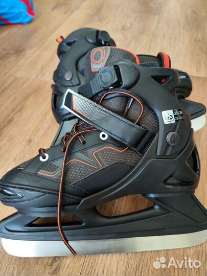 Коньки oxelo раздвижные р.35-38