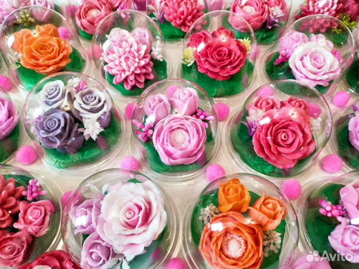 Мыльные цветы