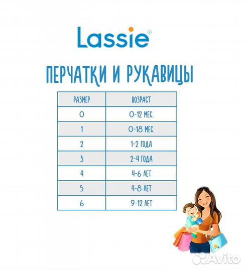 Варежки lassie 4