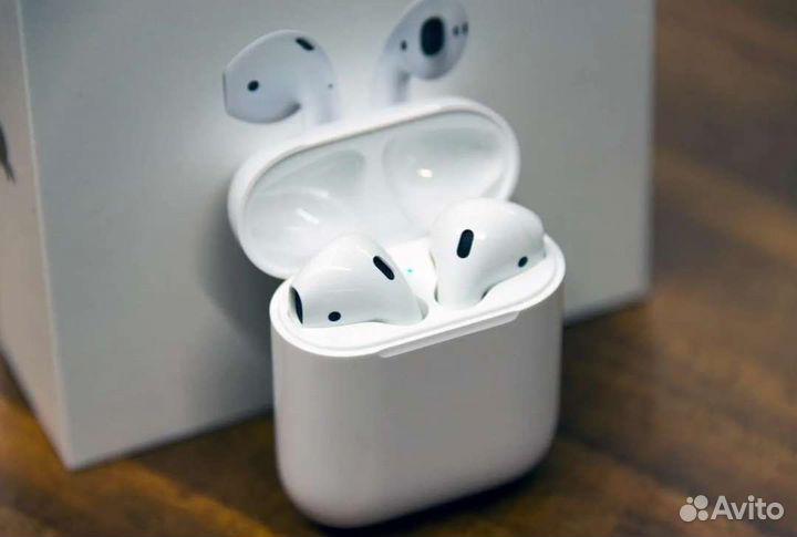 Беспроводные наушники apple airpods 2/лучшая верси