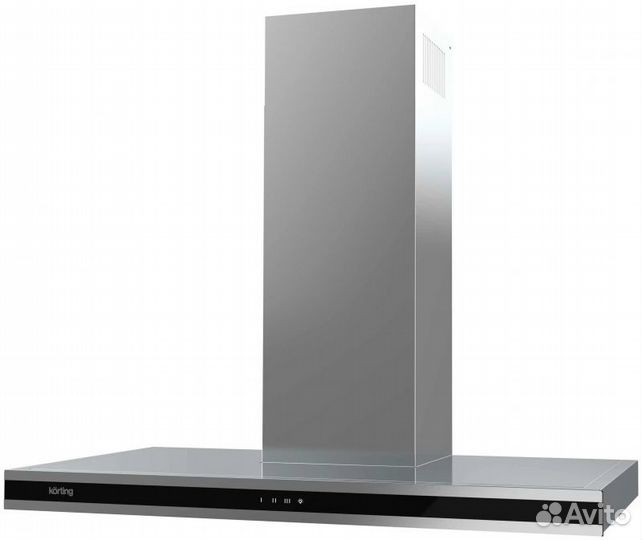 Каминная вытяжка Korting KHC 9737 XGN, нержавеющая