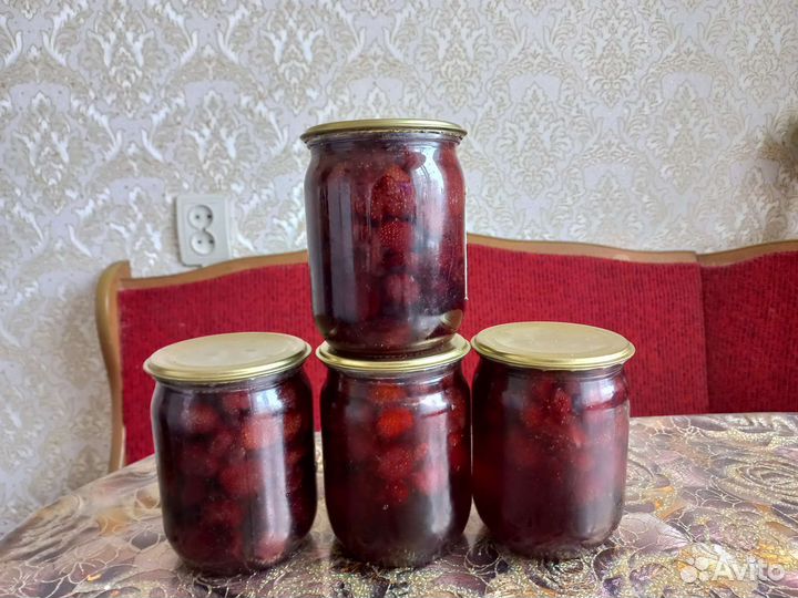 Малиновое и клубничное варенье