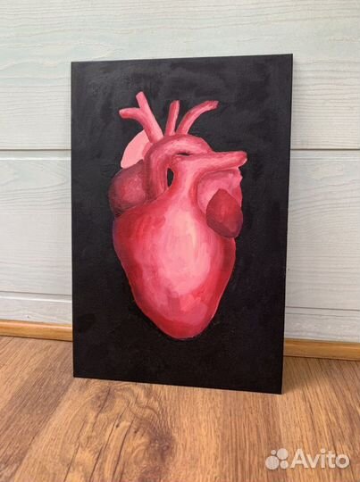 Картина маслом Сердце