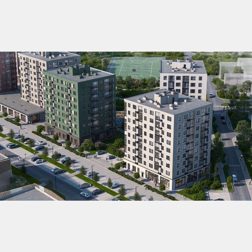2-к. квартира, 52,9 м², 10/11 эт.