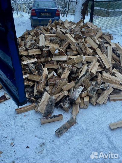 Дрова березовые. Колотые