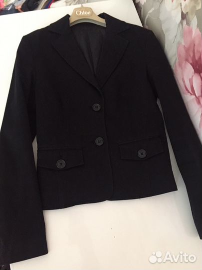 Oggi collection черный школьный пиджак 10-13 лет