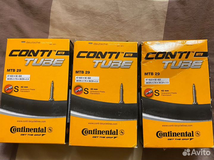 Велокамера continental 29 presta