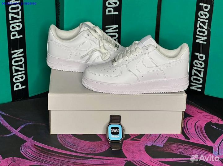 Кроссовки Nike air force white