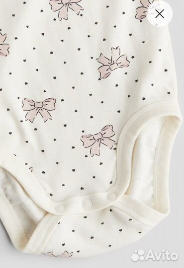 Боди на девочку hm 68 74 80 86