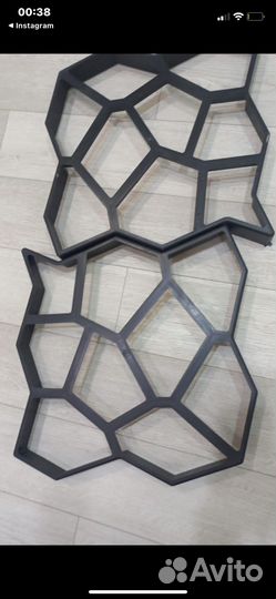 Форма длы отливки садовых дорожек