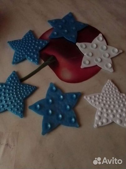 Набор нескользящих накладок для ванны