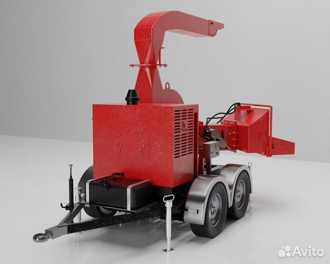 Прицепной измельчитель древесины моби 300