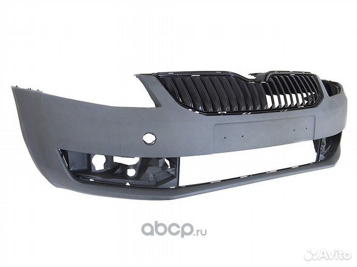 Бампер передний (с решеткой) Skoda Octavia A7