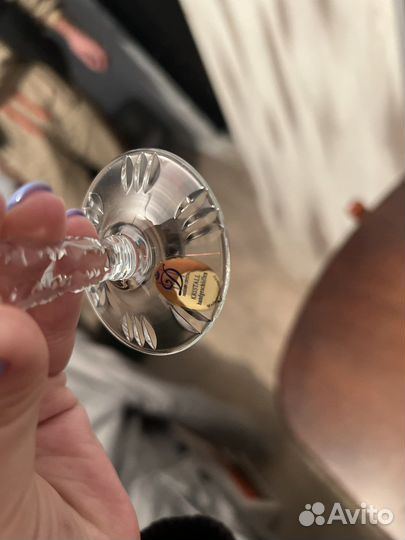 Фужеры цветной хрусталь германия