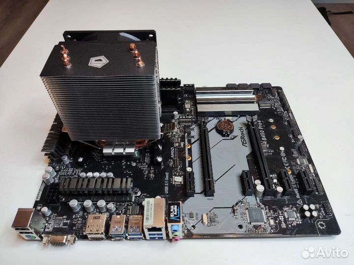 Комплект: Ryzen 5700g, B450, 16Gb, кулер