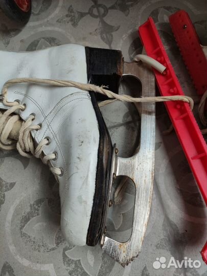 Коньки 38 проф. кожаные СССР