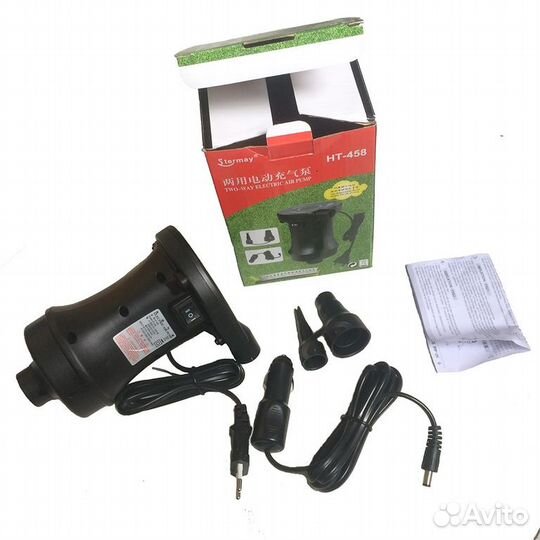 Насос электрический (+автоприкуриватель) HT-458