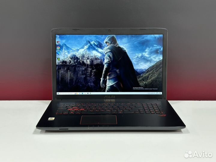 Asus Rog Strix 17.3 IPS Core i5 16G озу GTX960 4G