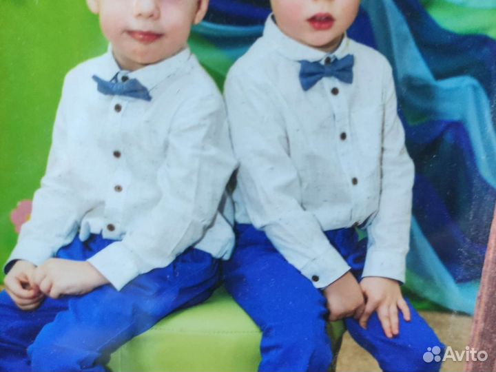 Рубашка белая для мальчиков