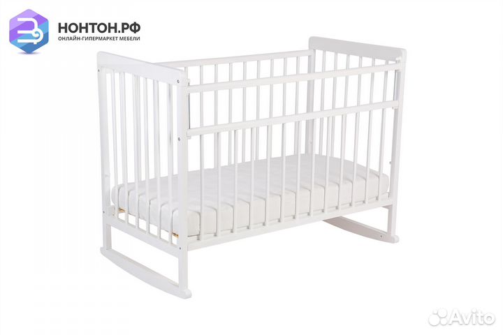 Кроватка детская Диана белая