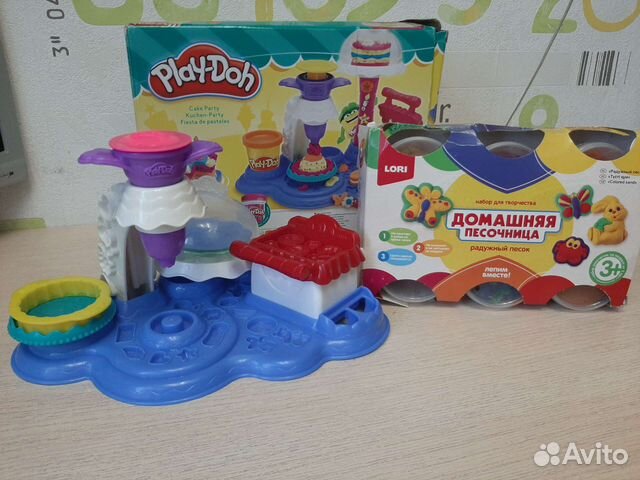 Play doh(плей до) +кинетический песок