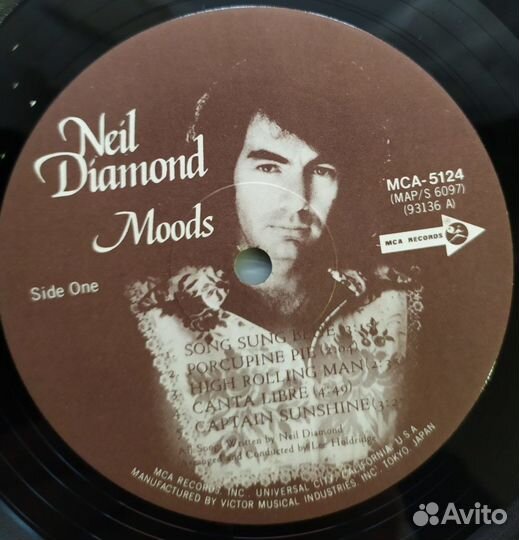 LP - Neil Diamond - Moods /Japan - MCA Records