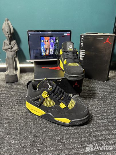 Nike air jordan 4 желток (Оригинал с Польши )