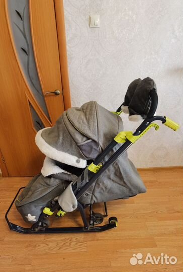 Детские санки коляска nika Kids