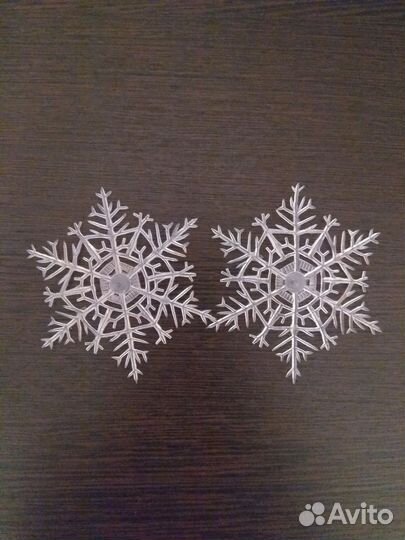Снежинки пластиковые СССР