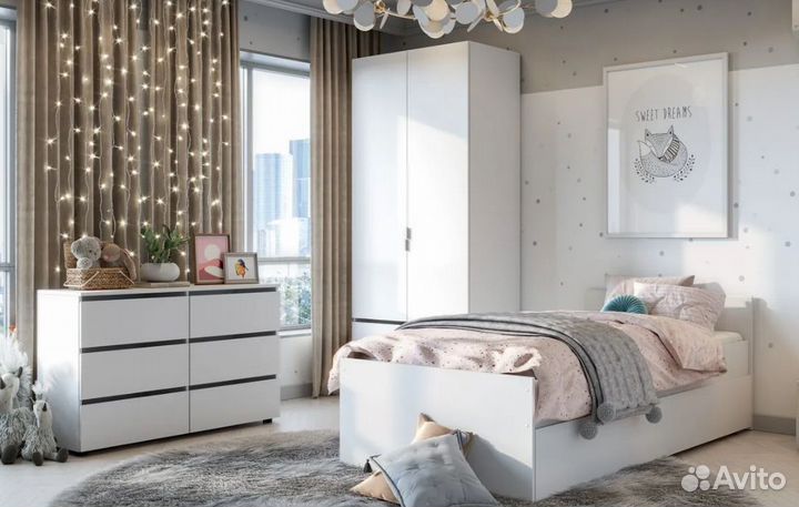 Кровать односпальная IKEA 90х200