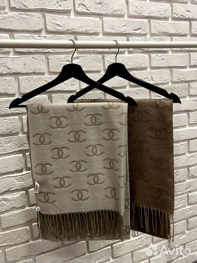 Платок палантин шарф Chanel кашемир
