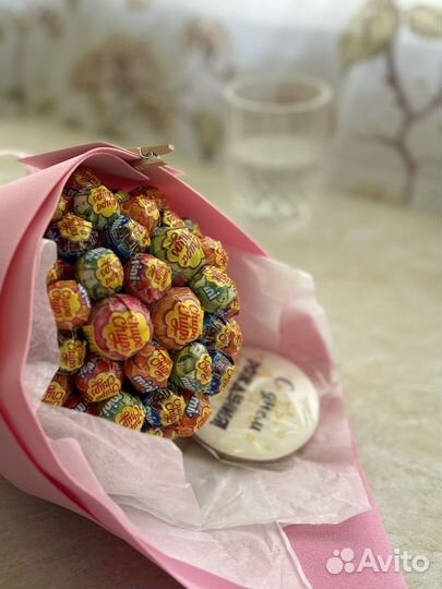 Букет из чупа - чупсов