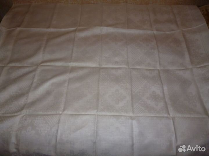 Скатерти льняные и хлопковые из СССР