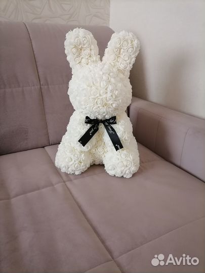 Мишка из роз 40 см