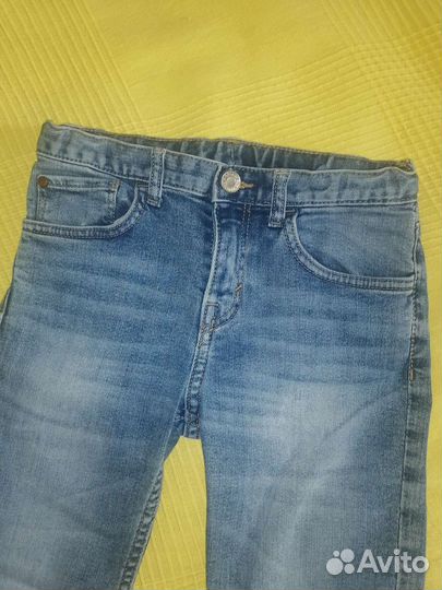 Джинсы для девочки 128
