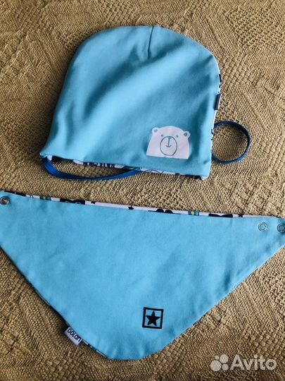 Шапочка, снуд 48 размер