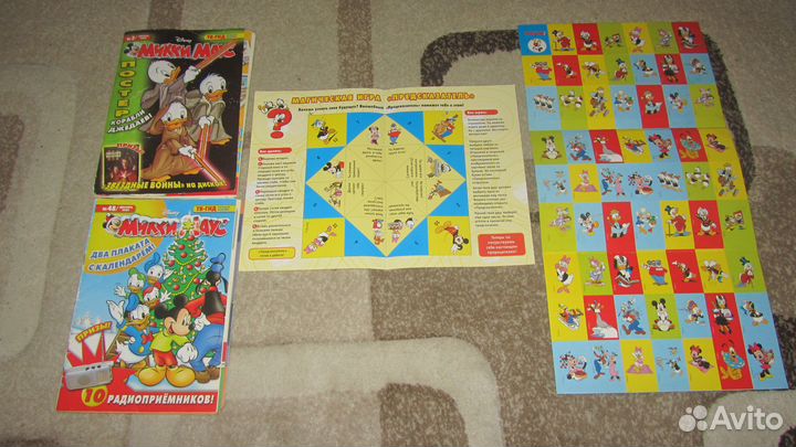 Комикс Микки Маус много разные