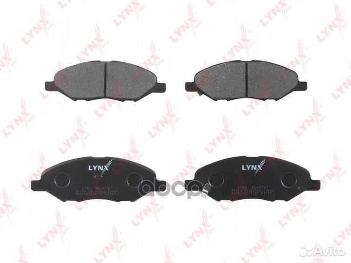 Колодки тормозные дисковые перед BD5707 LYN