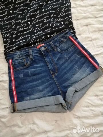 Джинсовые шорты р44