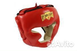 Боксерский тренировочный Шлем мехико-2 (M, Черный)
