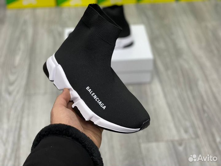 Кроссовки Balenciaga Speed Trainer Black White