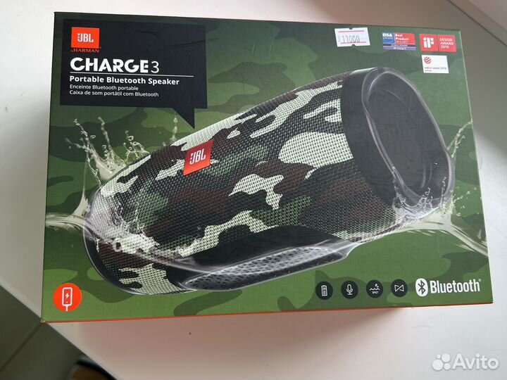 Портативная колонка jbl charge 3