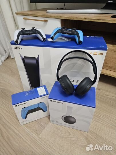 Sony playstation 5 pulse 3d + 2 dualsense